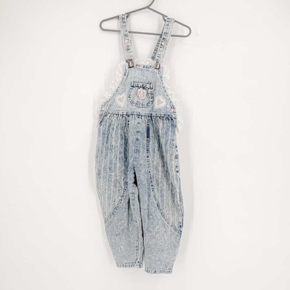 Vintage Blue Jumpsuit Relaxed Fit Casual